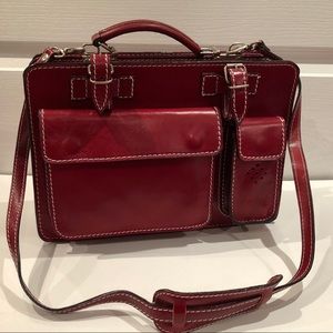 Gorgeous Red Italian Leather case